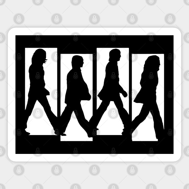 The Beatles Four Magnet by TheMusicFav